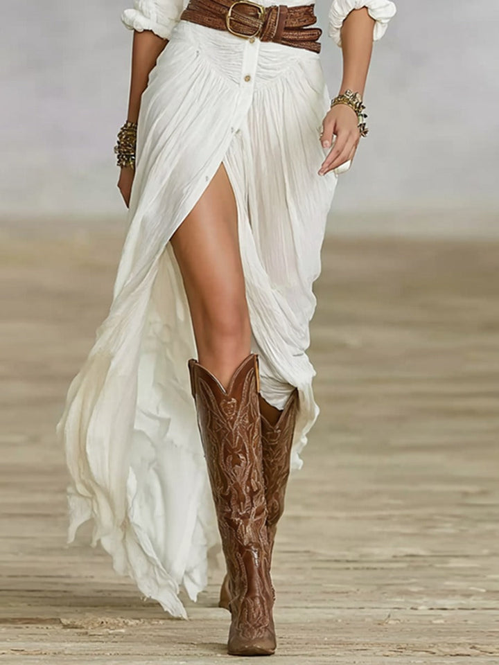 Gabrielle | Elegant Pleated Dress