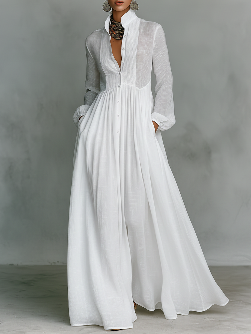 Veronica | Maxi Minimalist Dress