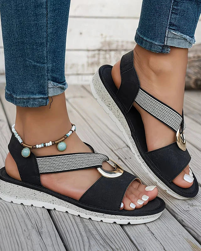 Skylar | Sandals With Metal Buckle