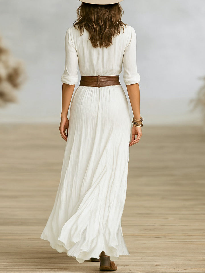 Gabrielle | Elegant Pleated Dress