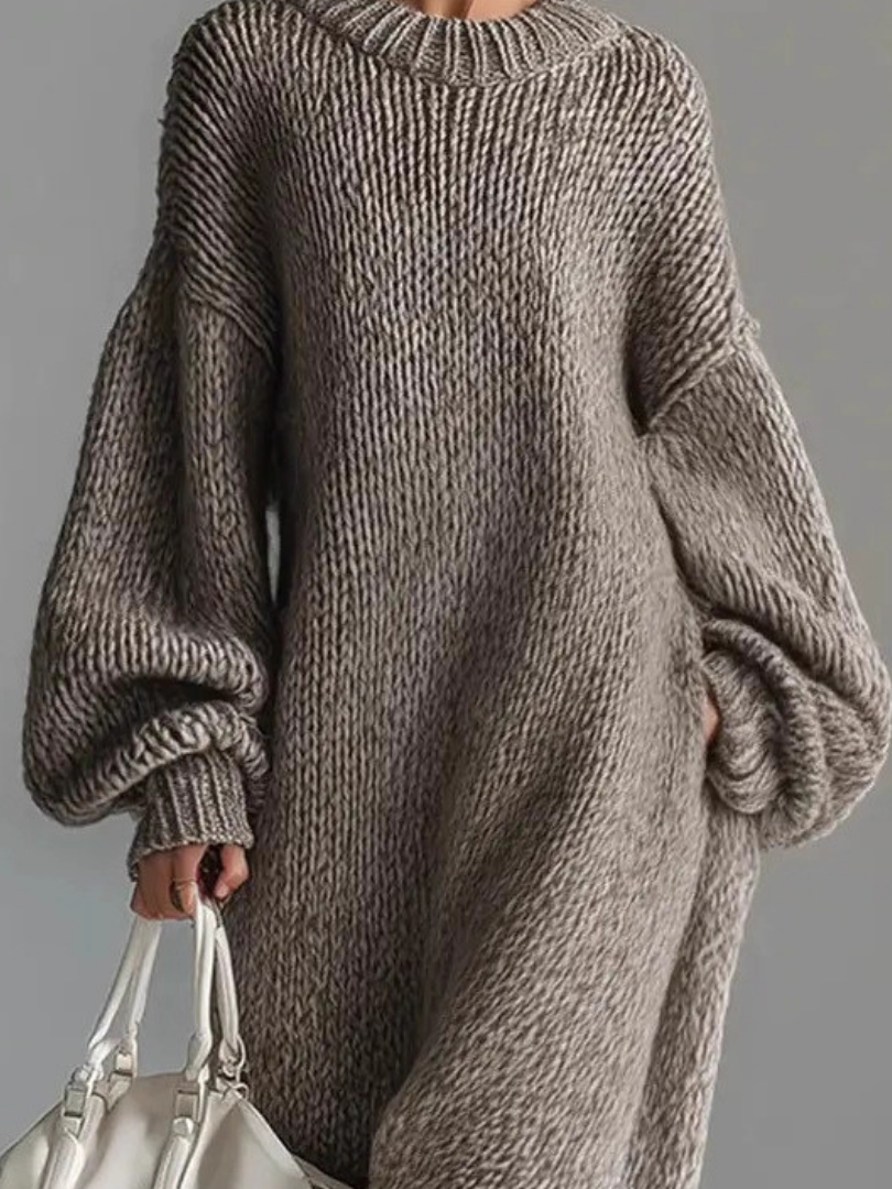 Valeria | Oversized Knit Maxi Dress